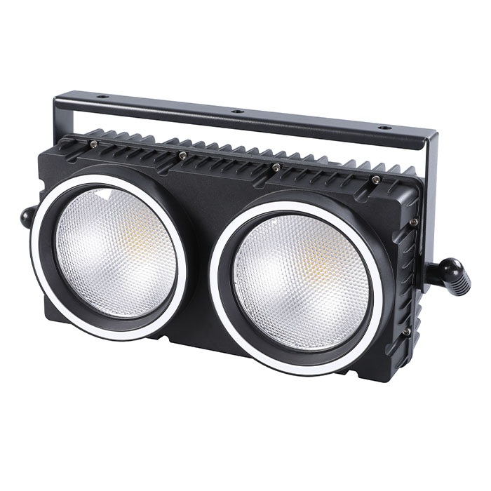 IP 65 2*100W dual white LED blinder